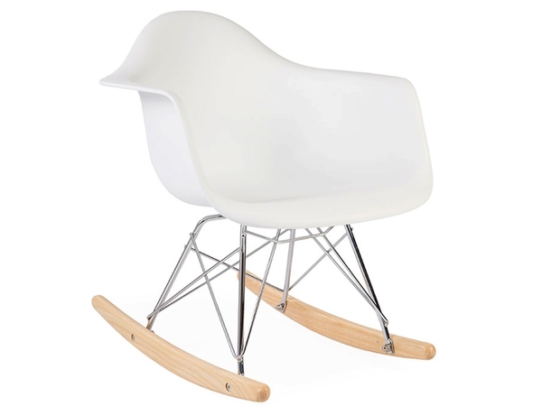 Eames rocking chair RAR bambino - Bianco