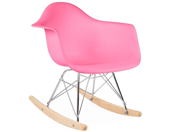 Eames rocking chair RAR bambino - Rosa
