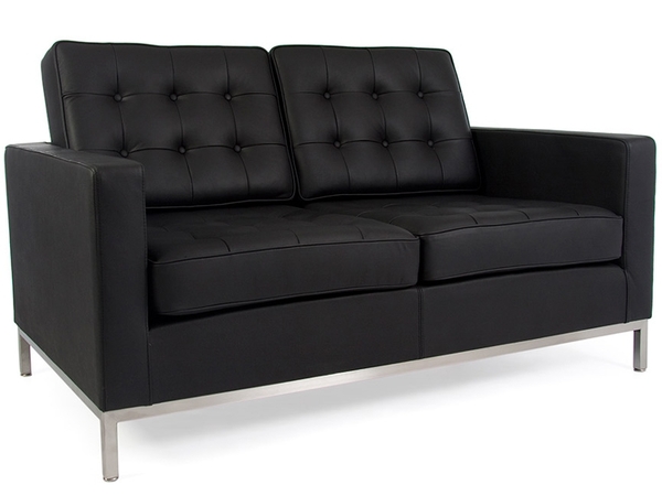 Lounge Knoll 2 Posti - Nero