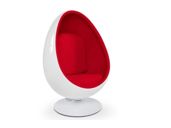 Poltrona Egg Ovale - Rosso